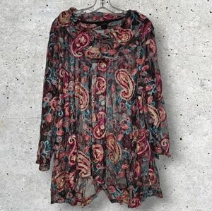 Ali Miles Vibrant Paisley Cape